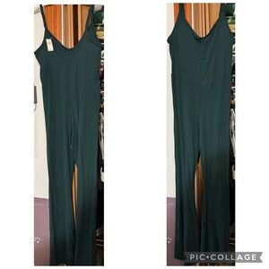 Aerie Deep Green Jumpsuit